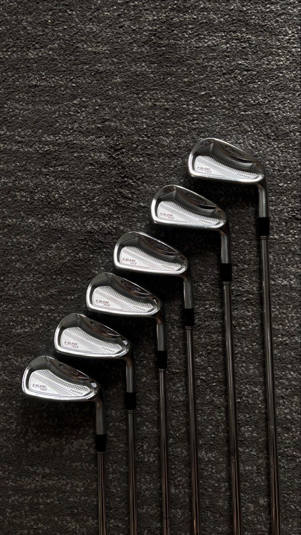 Bridgestone Tourstage X-Blade 703 CB (Category: Golf) located in Manila. Submitted by reworn.qc (Listing ID 1468302588, Image 1). Description: Game improvement irons that give some distance Nice feel and look Condition: 8/10, very playable condition Shaft: Dynamic Gold S200 (Stiff Flex) Grips: Golf Pride MCC Last 2 photos are the condition of the clubs I hit most..