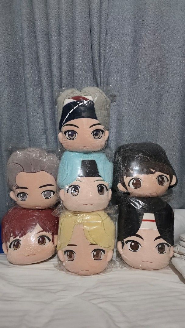 BTS tinytan plush with blanket (Category: Plushies & Soft Toys) located in Quezon City. Submitted by luckycat_ddf3f0 (Listing ID 1468410482, Image 1). Description: -Plush pillow bts tinytan with blanket - Selling as a complete set only - Great collectible merch for BTS fans .