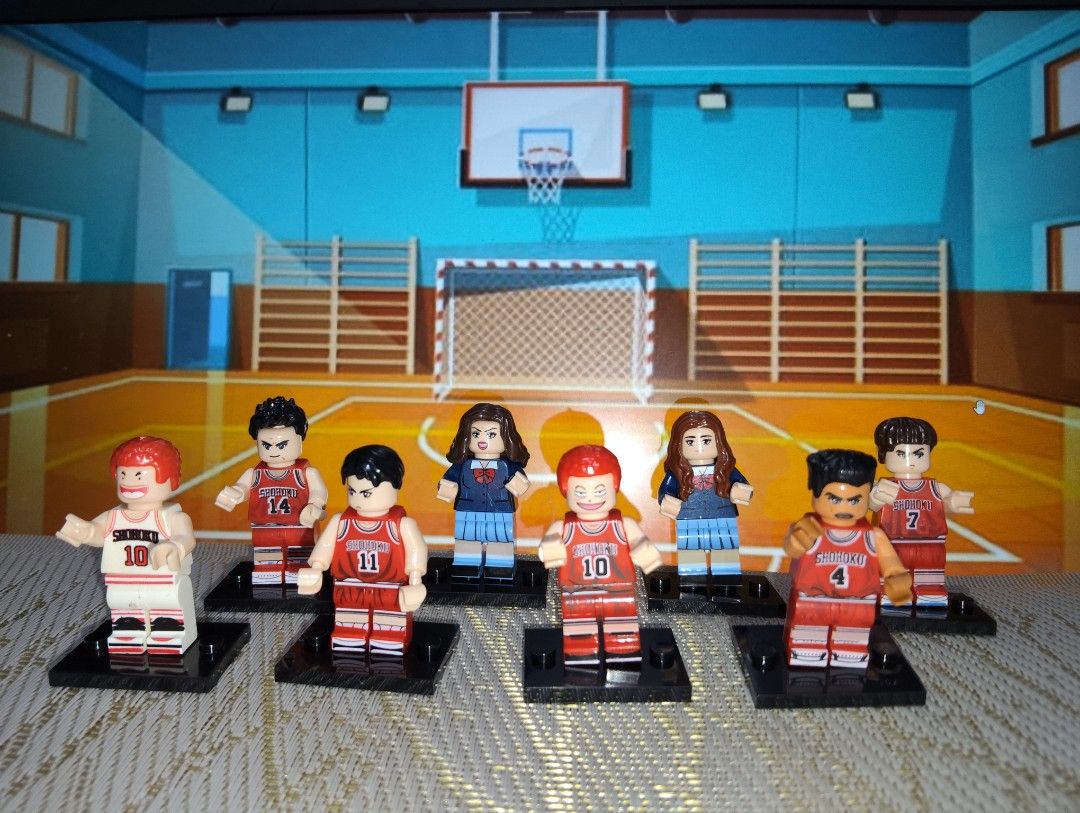 Building Blocks Slam dunk Set (Category: Lego & Building Sets) located in San Pablo. Submitted by thebeehivecollectibles (Listing ID 1468406895, Image 1). Description: Building Blocks Slam dunk with 8 characters You will get the unbuilt sealed items. Items in Quezon City Shipping at buyer's expense and booking Cross posted.