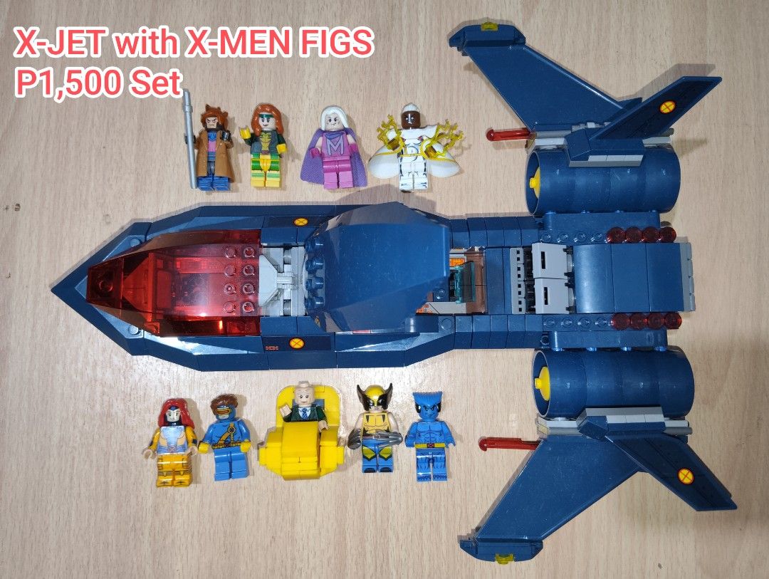Building Blocks X-Men X-Jet & Sentinel (Category: Lego & Building Sets) located in San Pablo. Submitted by thebeehivecollectibles (Listing ID 1468409450, Image 2). Description: Building Blocks X-Jet with X-Men figs for 1,500 Set (please see pic 2) Building Blocks Sentinel (21cm) with 2 versions - P700 each (pic 3) You will get the unbuiled sealed items Items in Quezon City Shipping at buyer's expense and booking Cross-posted.