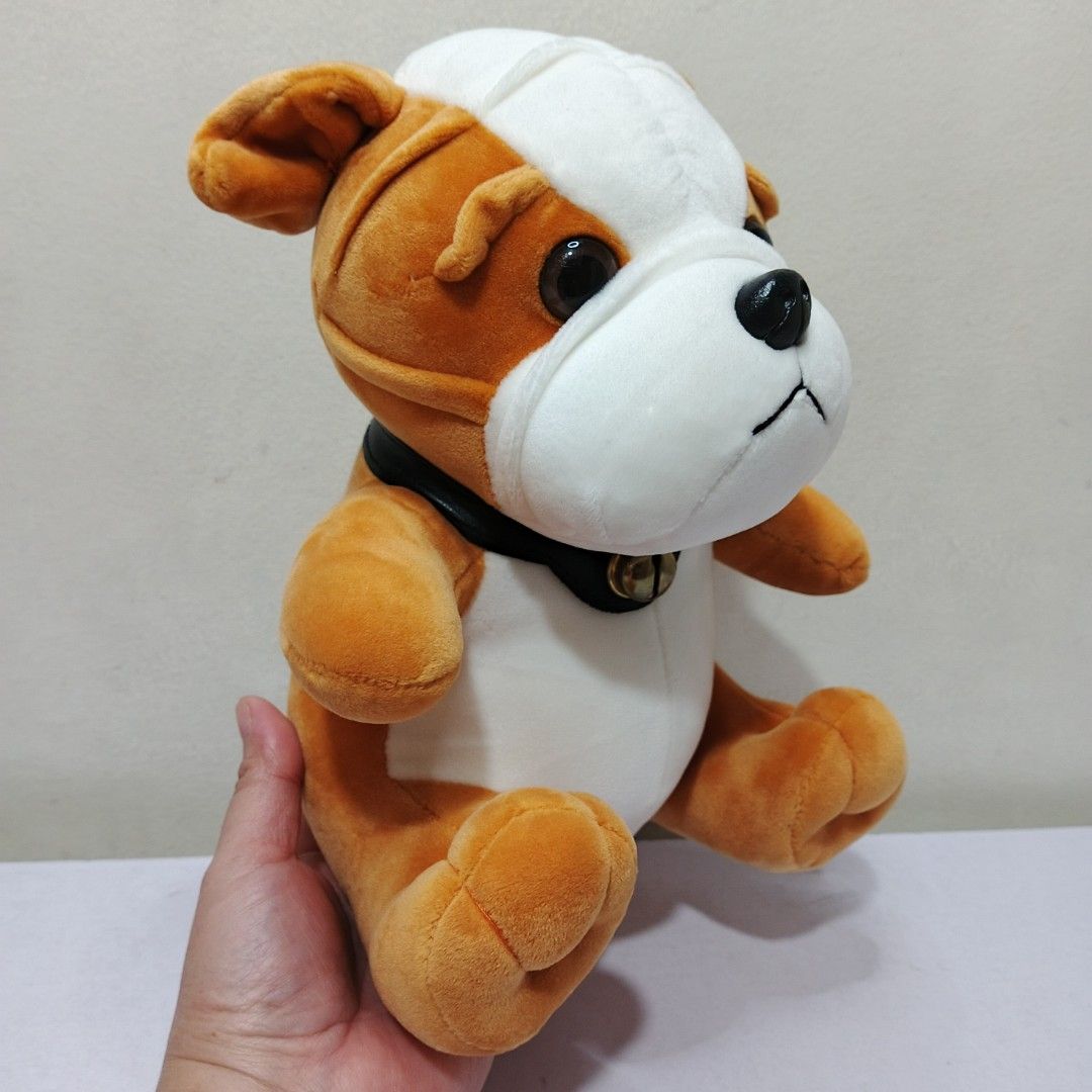 Bulldog Stuffed toy (Category: Plushies & Soft Toys) located in Pasig City. Submitted by muffinstoysshop (Listing ID 1468335789, Image 3). Description: - Size : 9- INCH / 22 cm - Brand : Happy Day - Quantity: 1 pc - Good as new - Cleaned & Sanitized - Good Condition - What you see is what you get! - Item ON HAND ready for shipping - A great gift or collection Please keep following and supporting us, thank you 😊 #Bulldog #japantoys #japantoyscoll