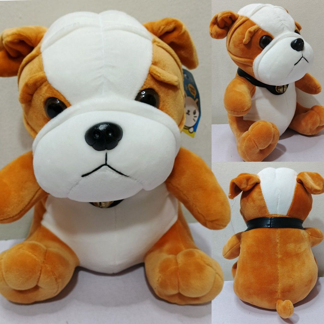 Bulldog Stuffed toy (Category: Plushies & Soft Toys) located in Pasig City. Submitted by muffinstoysshop (Listing ID 1468335789, Image 1). Description: - Size : 9- INCH / 22 cm - Brand : Happy Day - Quantity: 1 pc - Good as new - Cleaned & Sanitized - Good Condition - What you see is what you get! - Item ON HAND ready for shipping - A great gift or collection Please keep following and supporting us, thank you 😊 #Bulldog #japantoys #japantoyscoll