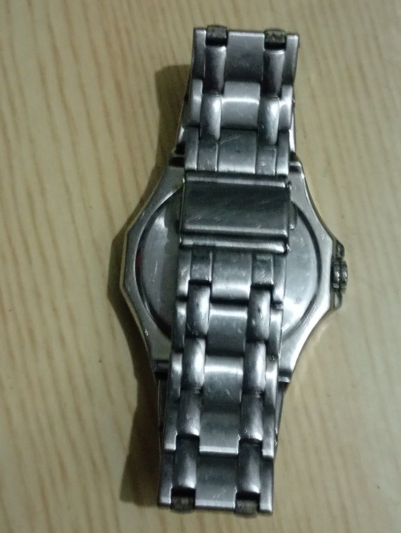 Bulova (Category: Men's Watches) located in Las Pinas. Submitted by quick_deals_great_finds2 (Listing ID 1468434275, Image 3). Description: Original good working condition Quartz with battery 40mm Fits wrist size 6.8 inches.