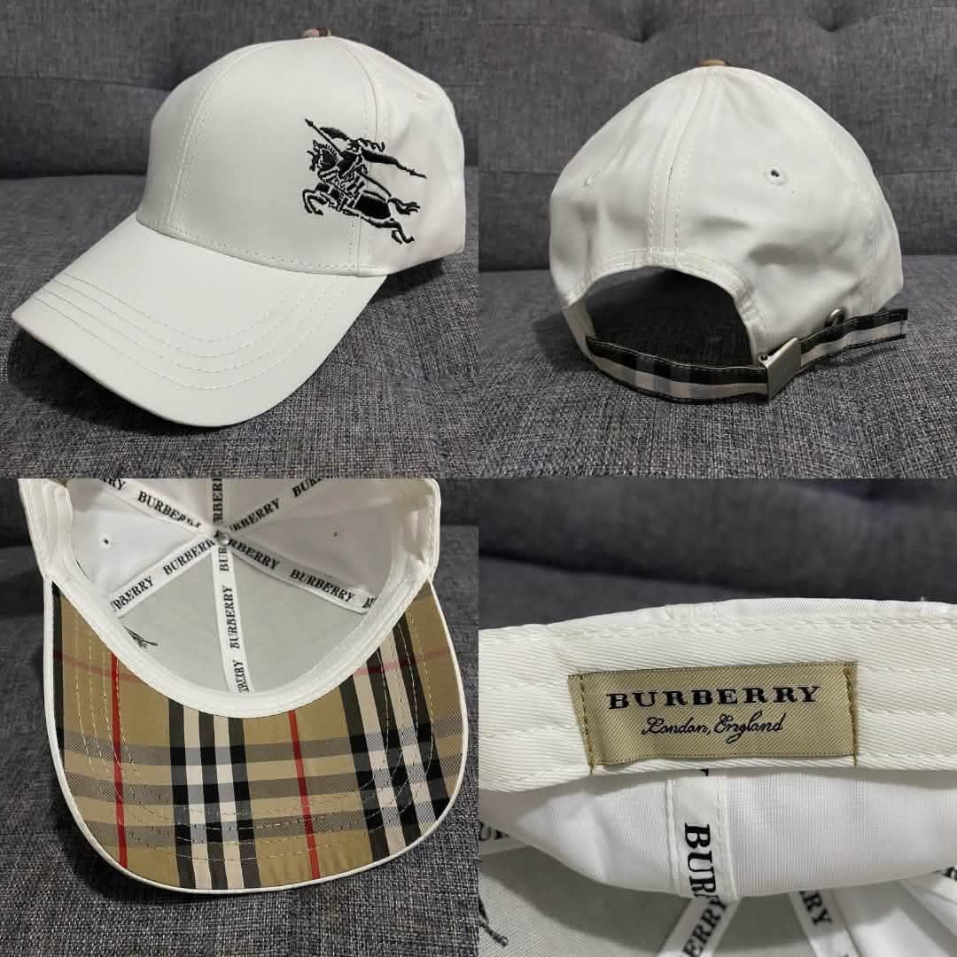 Burberry Side Logo White Baseball Cap (Category: Caps & Hats) located in Antipolo. Submitted by JPtrendshop (Listing ID 1468446334, Image 1). Description: .