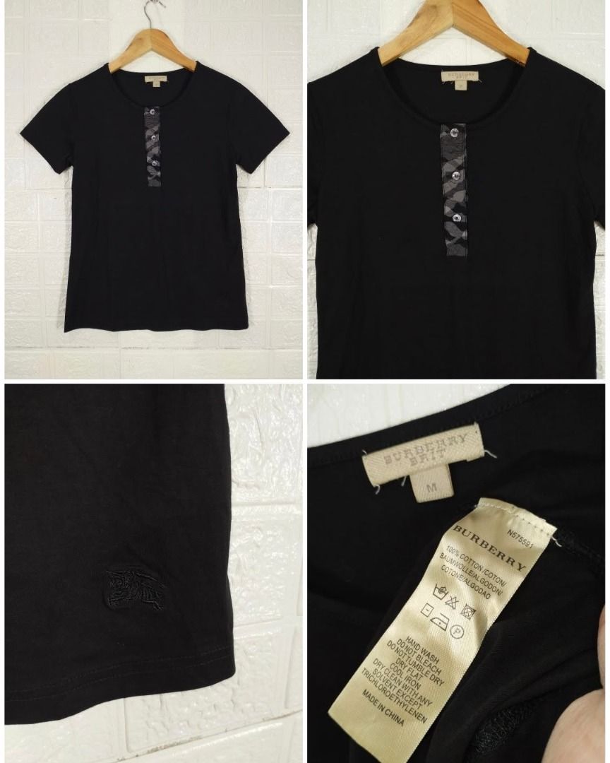 BURBERRY TEE SHIRT (Category: Shirts) located in Baguio. Submitted by fashionfinds1999 (Listing ID 1468353727, Image 1). Description: 23 X 17 MEDIUM on tag EXCELLENT CONDITION.