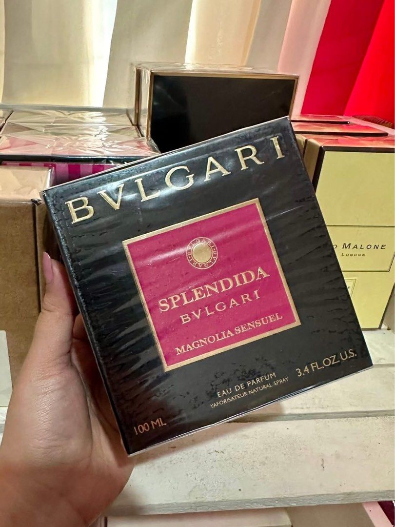 BVLGARI SPLENDIDA MAGNOLIA SENSUEL EDP (Category: Fragrance & Deodorants) located in Quezon City. Submitted by embere_shop (Listing ID 1468293113, Image 1). Description: 📌Please read the last image carefully - all details are already provided. ❗️Offers below the regular price will no longer be entertained. Thank you for understanding. 💰 Mode of Payment (MOP): GCash 📦 Mode of Delivery (MOD): * Lalamove – Same-day delivery (5 PM cut-off) * J&T –