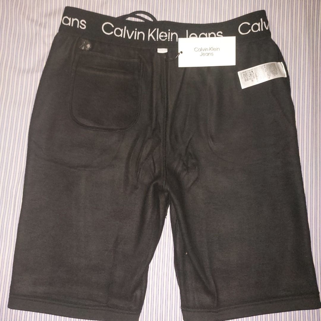 Calvin Klein Men's Jeans Shorts, Black, Large (Category: Shorts) located in Antipolo. Submitted by cyknap2001 (Listing ID 1468307715, Image 3). Description: Calvin Klein Men's Jeans Shorts, Black Size Large on tags 78% Cotton, 22% Polyester MOP - payment first sa gcash .