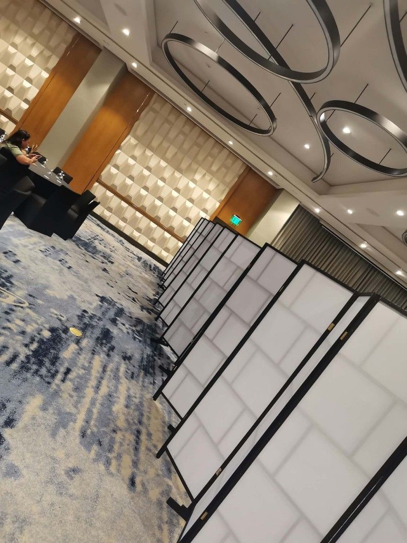 Canvas Divider wall Foldable (Category: Other Home Furniture) located in Rizal. Submitted by maryjane.06 (Listing ID 1468460190, Image 2). Description: 4 panels 3000 add delivery fee COD payment COD, Gcash, Maribank location taytay rizal size 20 inches per panel height 6ft.