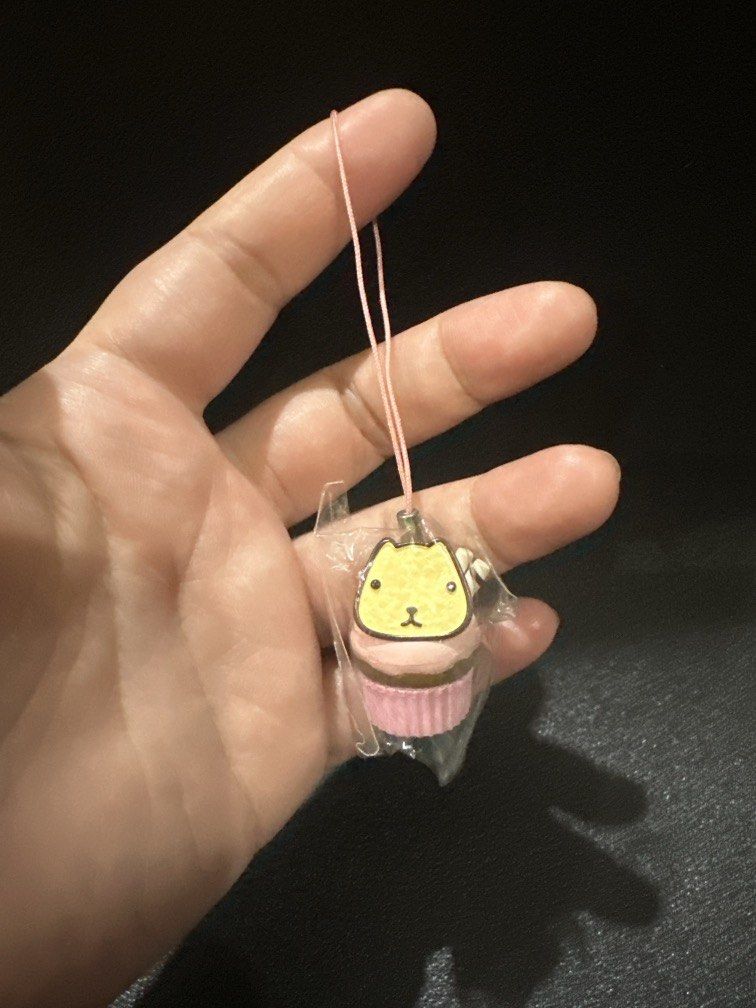 Capybara-san Charm /Bagcharm /Keycharm (Category: Everything Else Others) located in Manila. Submitted by krystalchewey_ (Listing ID 1468287253, Image 1). Description: Bnew Actual Photo Posted 180php Capybara-san (White-san) Cupcake Strap from Bandai’s Suteki na Okashi Strap gashapon collection released around January 2010..