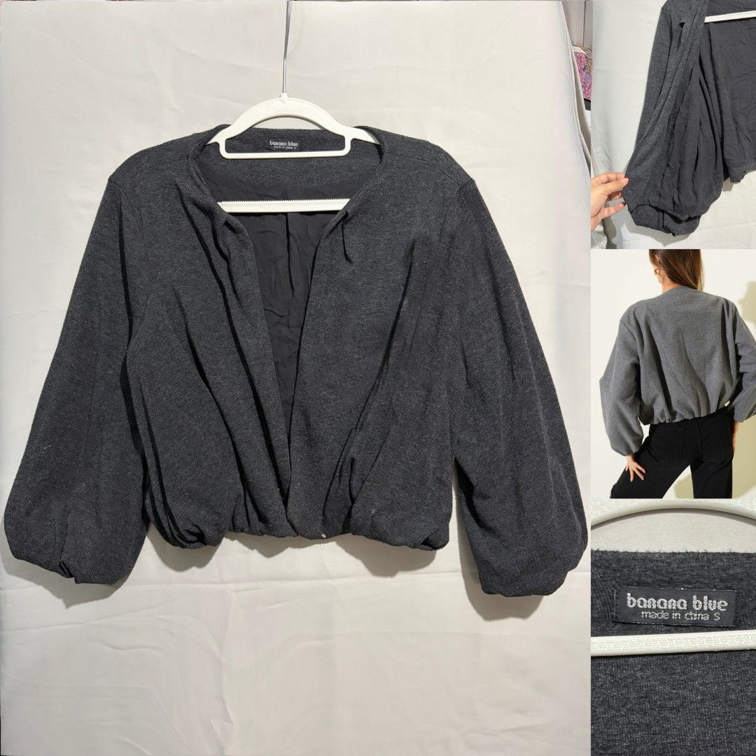 Cardigan bomber blazer (Category: Others Tops) located in Abucay. Submitted by madamvcloset (Listing ID 1468423548, Image 1). Description: small to medium.