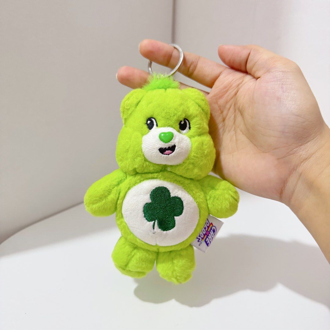 Care Bears Green Clover Keychain Plush (Category: Plushies & Soft Toys) located in Manila. Submitted by ashyyel_ (Listing ID 1468479543, Image 1). Description: .
