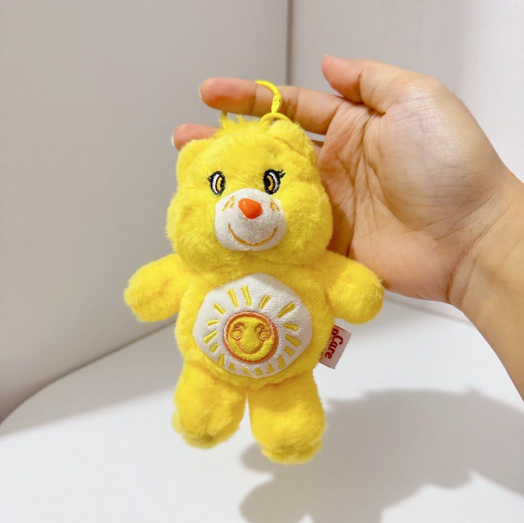 Care Bears Yellow Happy Sun Keychain Plush (Category: Plushies & Soft Toys) located in Manila. Submitted by ashyyel_ (Listing ID 1468479604, Image 1). Description: .