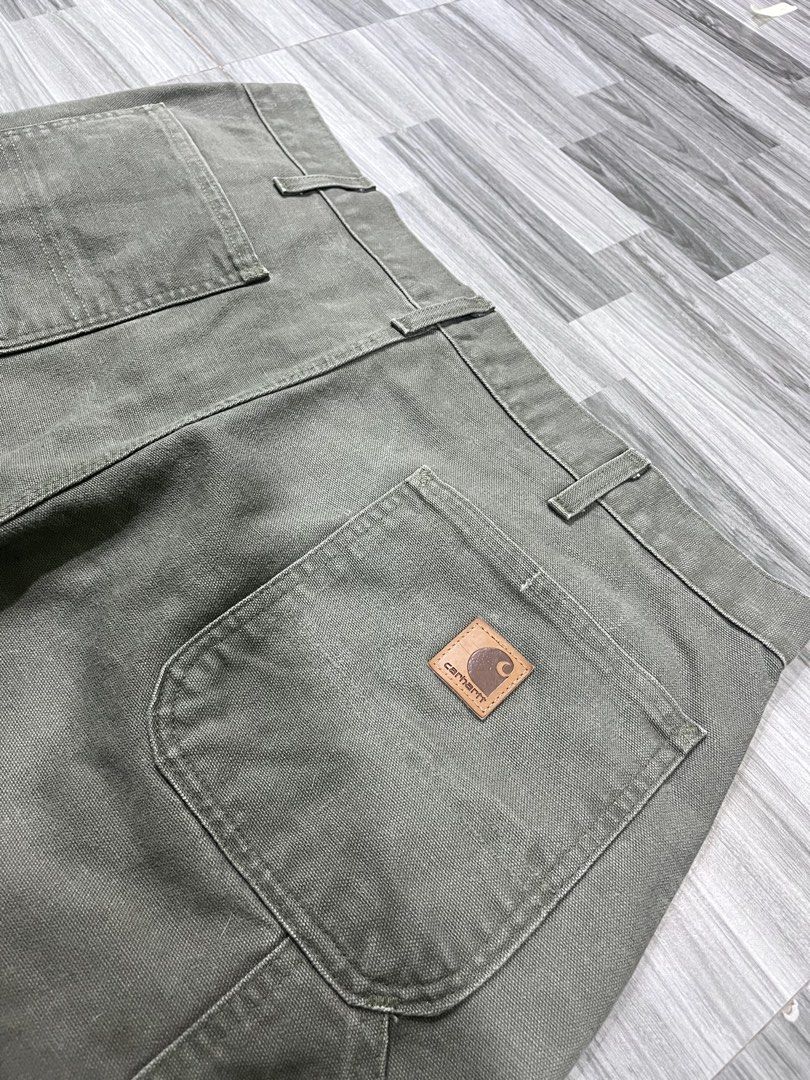 Carhartt Moss Green Carpenter Pants (Category: Jeans) located in Cavite. Submitted by arespichri90266 (Listing ID 1468425086, Image 2). Description: - size 38 - Moss Green dungaree fit - Naic Cavite Location .