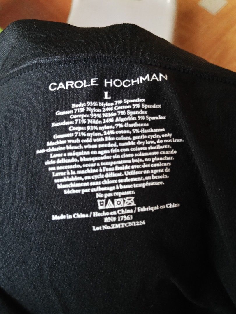 Carole Hochman Panty Size: Large (Category: Undergarments & Loungewear) located in Navotas City. Submitted by vanilla_sandalwood (Listing ID 1468336534, Image 2). Description: -Brand: Carole Hochman -Like New -Color: Black -Size: Large -Cotton Spandex.
