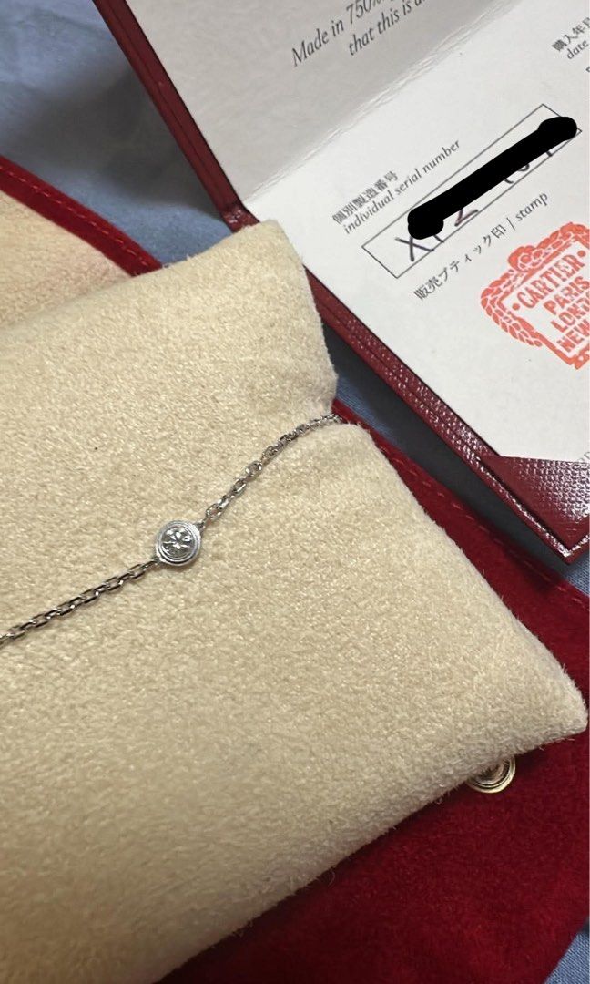 Cartier de Amour white gold (Category: Bracelets) located in Caloocan City. Submitted by luxeshop8 (Listing ID 1468438599, Image 2). Description: Comes with certificate of authenticity Like new condition .