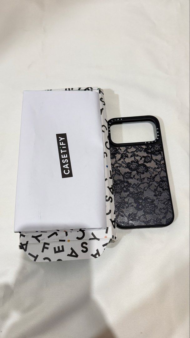 Casetify Mirror Lace 17pm (Authentic) (Category: Cases & Sleeves) located in San Fernando. Submitted by luxchic_pampanga (Listing ID 1468292142, Image 1). Description: like new lost qr money back guarantee .