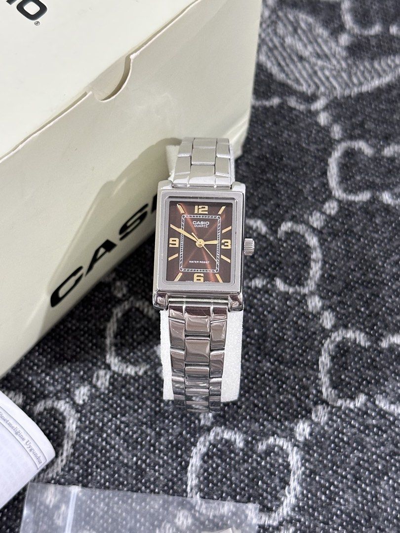 Casio LTP-1234DD-5A Silver Watch (Category: Women's Watches) located in Las Pinas. Submitted by soal09 (Listing ID 1468345877, Image 1). Description: Original!! Casio LTP-1234DD-5A Silver Watch Used but not abused! Bought it for ₱3,600 Selling for ₱2,500 With 1 year warranty! Complete box and papers No issue Loc: Las Piñas City PM SA SURE BUYER!.
