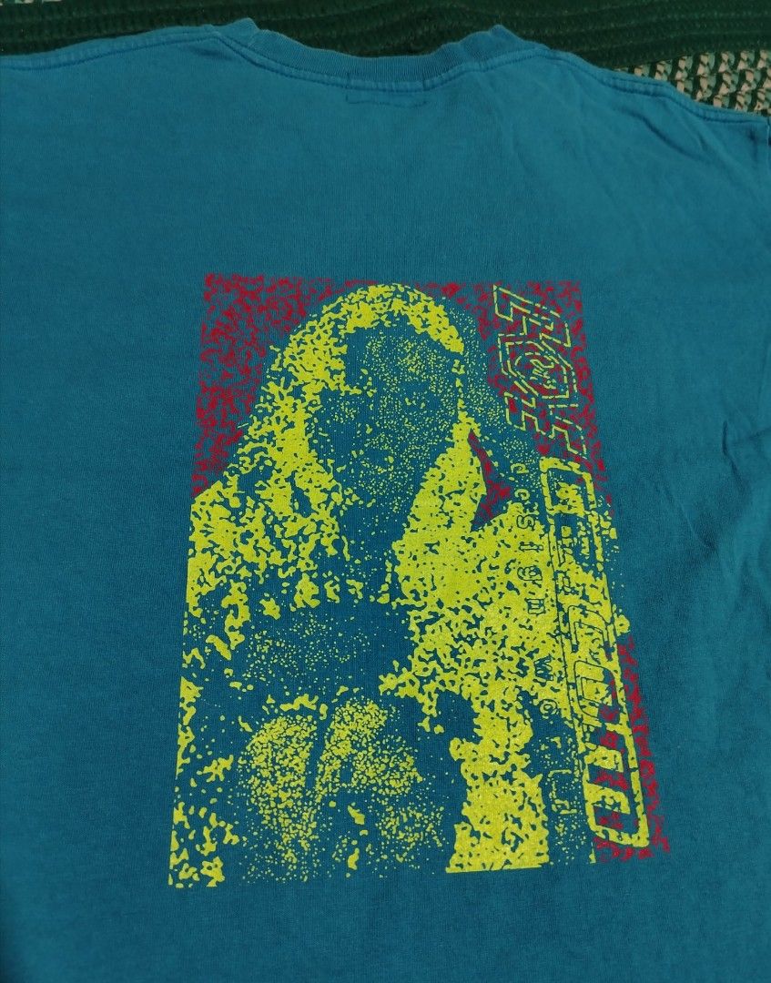 Cav Empt Blue Graphic Tee Made in Japan (Category: Tshirts & Polo Shirts ) located in Lucena. Submitted by thrifteditem (Listing ID 1468339734, Image 2). Description: - Authentic Cav Empt t-shirt imported directly from Japan - Vibrant bright blue colorway with a small front chest graphic - Large, eye-catching yellow and red graphic print on the back - Premium 100% cotton material for all-day comfort - Classic crew neck and short sleeves design - 
