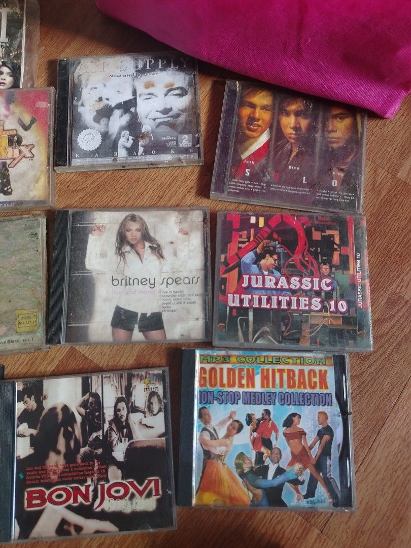 CDs and DVDs (Category: CDs & DVDs) located in Manila. Submitted by cheapsthetic (Listing ID 1468318487, Image 2). Description: For sale old CDs and DVDs. Matagal na naka stock kaya medyo madumi at luma na. Take all..