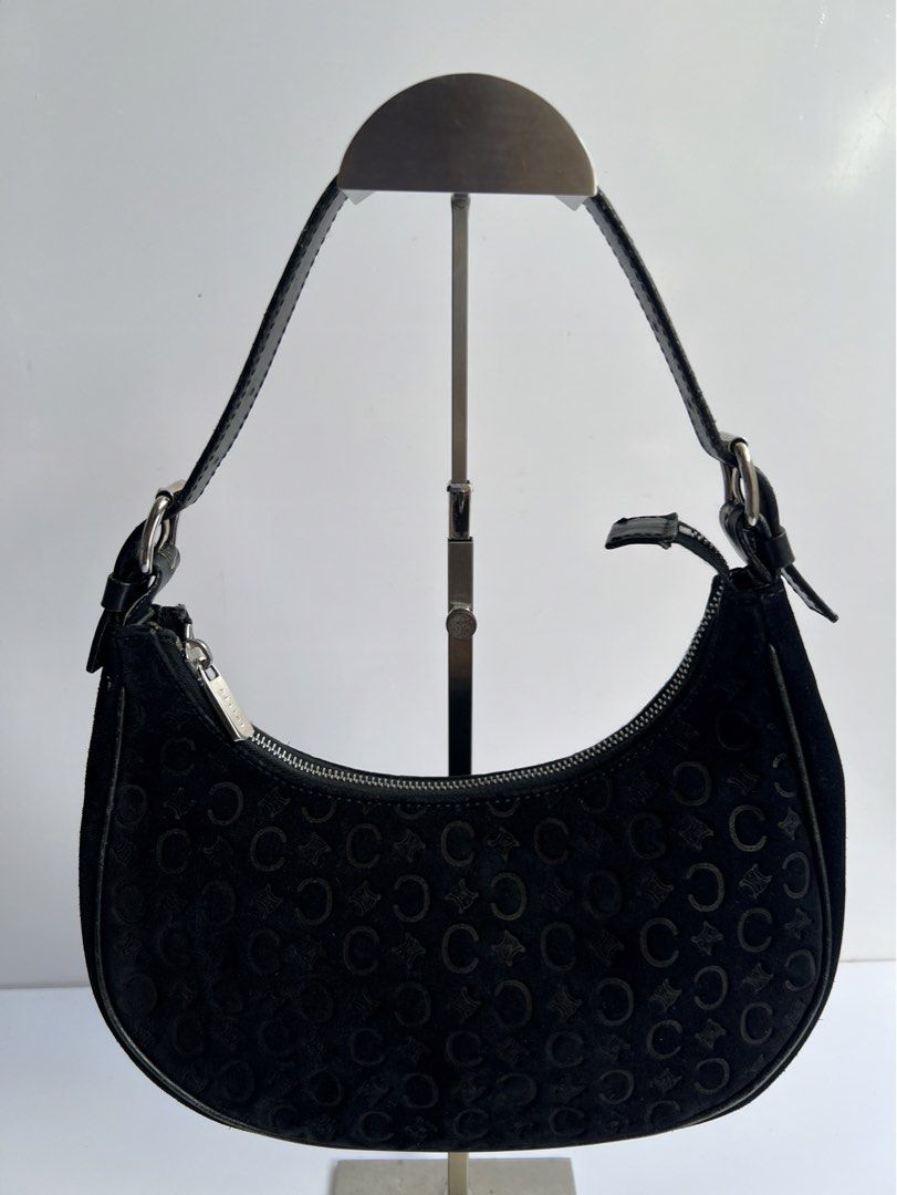 CELINE - MACADAM C POCHETTE BAG (Category: Luxury Bags & Wallets) located in Cavite. Submitted by _Gizmo (Listing ID 1468359818, Image 1). Description: Celine - 1990 - 2000 Macadam C Pochette/Shoulder Bag Measurement Width: 10’ Inch Height: 7’ Inch Rank AB Minor rubs on corner and handle Made In Italy .