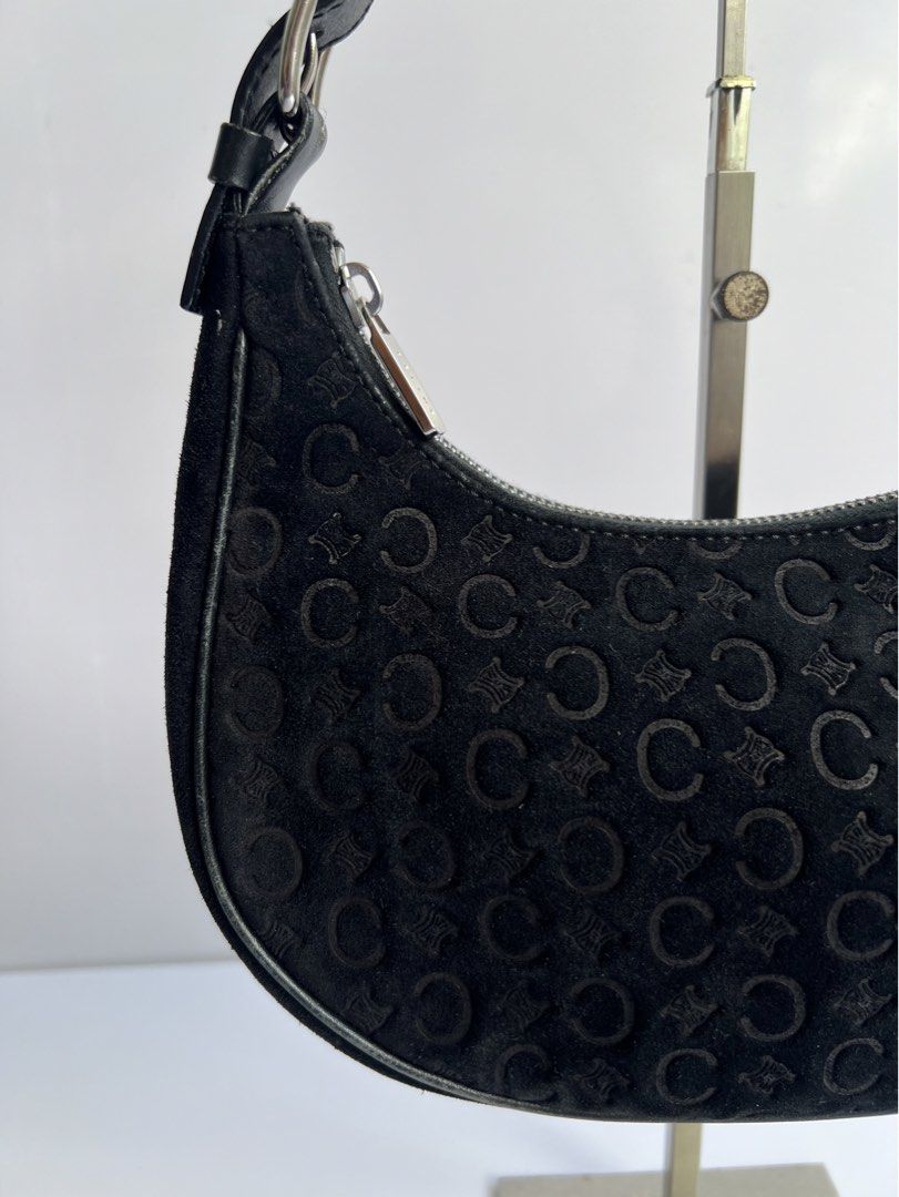 CELINE - MACADAM C POCHETTE BAG (Category: Luxury Bags & Wallets) located in Cavite. Submitted by _Gizmo (Listing ID 1468359818, Image 3). Description: Celine - 1990 - 2000 Macadam C Pochette/Shoulder Bag Measurement Width: 10’ Inch Height: 7’ Inch Rank AB Minor rubs on corner and handle Made In Italy .