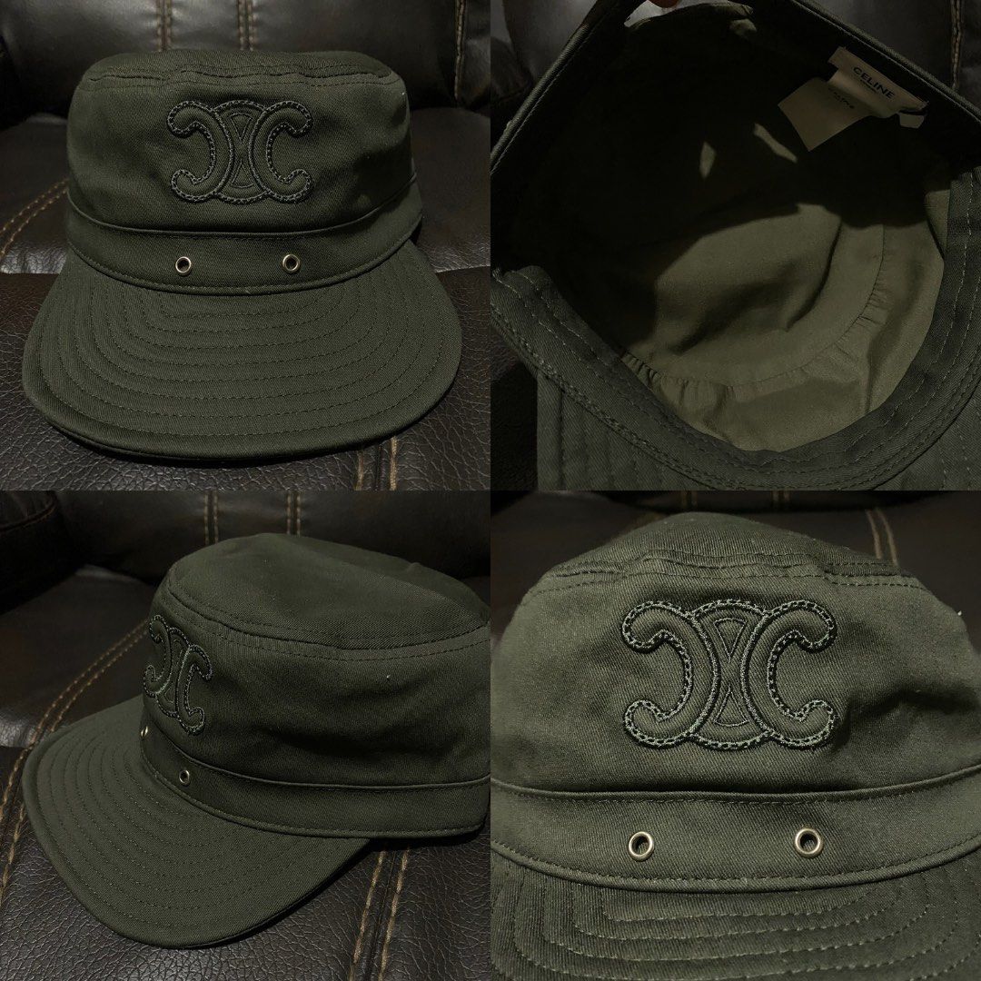 Celine Triomphe Army Cap (Olive Green) (Category: Hats & Beanies) located in Antipolo. Submitted by JPtrendshop (Listing ID 1468459060, Image 1). Description: .