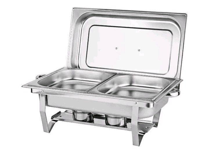 Chafing dish single double (Category: Announcements) located in Quezon City. Submitted by anghies_shop (Listing ID 1468425837, Image 2). Description: 850--single 950--double.