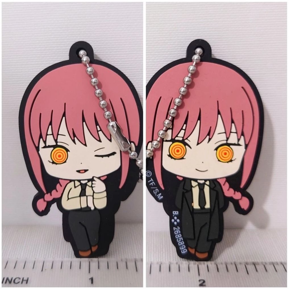 Chainsaw Man (Makima) Official Anime Rubber Charm front/back (Category: Vintage Collectibles) located in Lubao. Submitted by lissysylcliffe (Listing ID 1468425528, Image 1). Description: Payment: Gcash/Maya/Bank-transfer Shipping: J&T /Spx /or Flash Express.