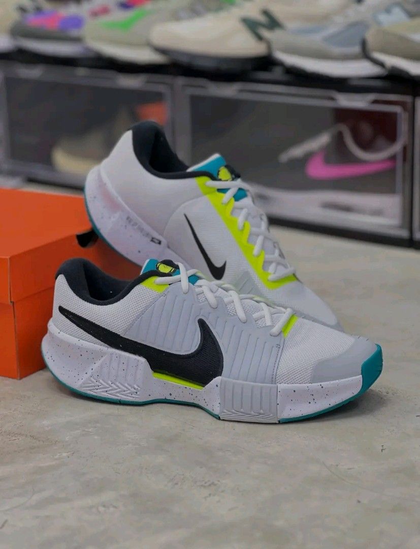Challenge Pro 1.5 White Volt Energy Black (Category: Racket and Ball Sports) located in Trece Martires City. Submitted by rarestone_90786e (Listing ID 1468435618, Image 3). Description: Nike Tennis GP Challenge Pro 1.5 White Volt Energy Black Authentic Women's 36 37 38 39 40 Shoe size : US 7 / EUR 40 US 7.5 / EUR 40.5 US 8 / EUR 41 US 8.5 / EUR 42 US 9 / EUR 42.5 US 9.5 / EUR 43 US 10 / EUR 44 US 10.5 / EUR 44.5 US 11 / EUR 45 US 12 / EUR 46 US 1