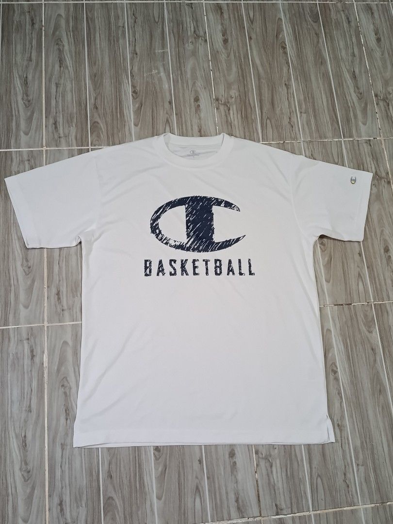 CHAMPION BASKETBALL DRIFIT TSHIRT (freeshipping) (Category: Activewear) located in Quezon City. Submitted by gyl-stop (Listing ID 1468420517, Image 1). Description: free shipping 22 x 28 excellent condi cr: 9.8/10 issue: none.