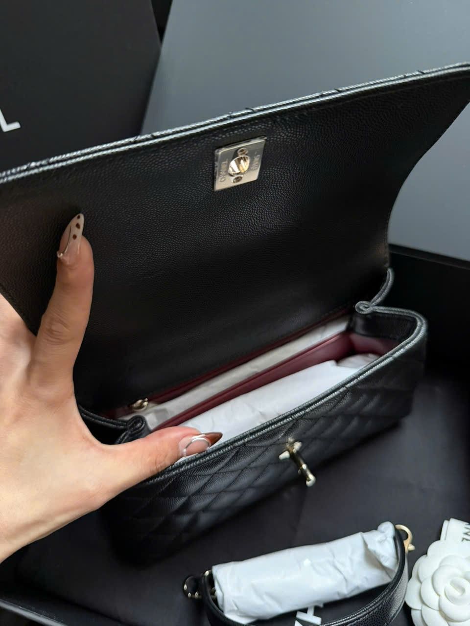Chanel Coco Handle Small 9.5 Black Caviar LGHW 2026 - 26******, Luxury ...