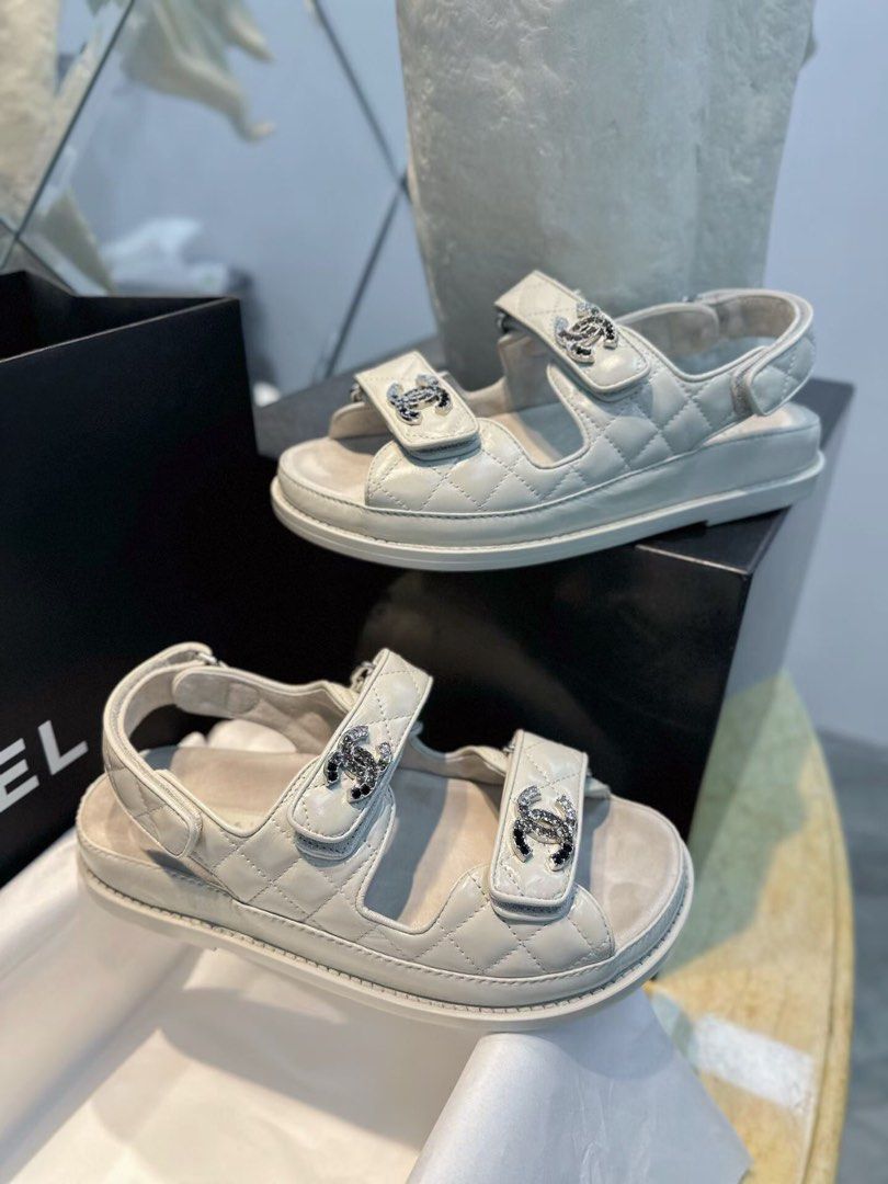 chanel sandals 1 preorder sa quality (Category: Flats & Sandals) located in Angeles City. Submitted by luxurybagphilippines_byqueen (Listing ID 1468435557, Image 2). Description: preorder for sure buyer dp req fullpayment kadting pinas altrntve item posted meron din mas low quality if ano bet nyo no half size.