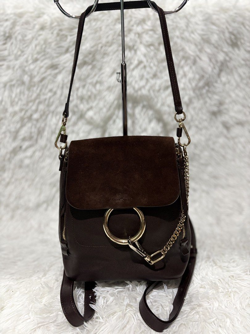 Chloe faye (Category: Luxury Bags & Wallets) located in Baguio. Submitted by rheaanne07 (Listing ID 1468488188, Image 2). Description: Guaranteed original With certificate of athenticity Super ganda ng kulay Mabango malinis :) Negotiable 2 way backpack and shoulder bag.