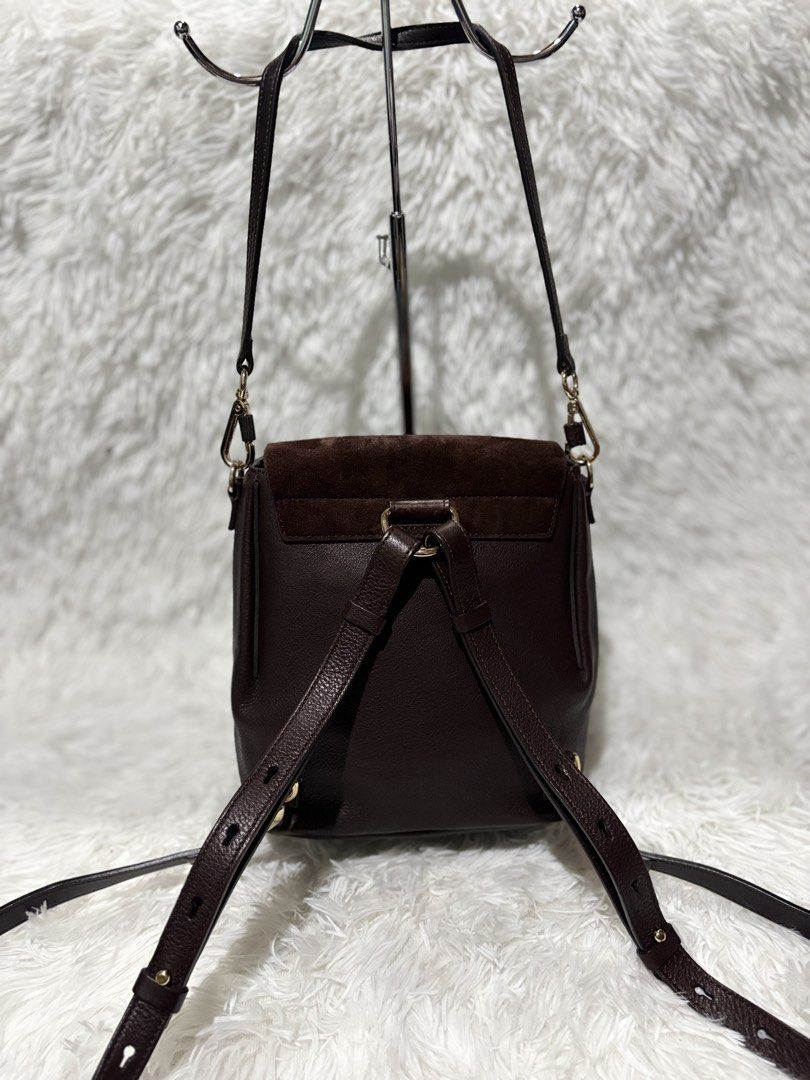 Chloe faye (Category: Luxury Bags & Wallets) located in Baguio. Submitted by rheaanne07 (Listing ID 1468488188, Image 3). Description: Guaranteed original With certificate of athenticity Super ganda ng kulay Mabango malinis :) Negotiable 2 way backpack and shoulder bag.