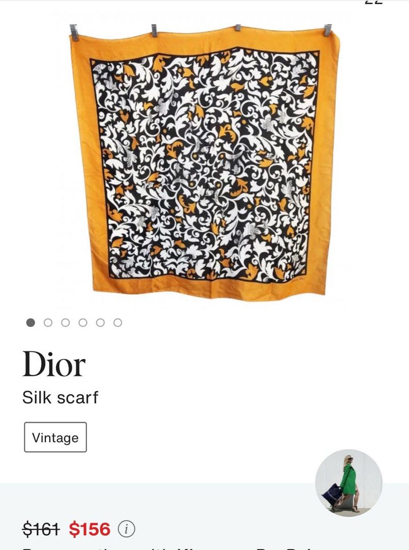 Christian Dior Scarf (Category: Luxury Accessories) located in Las Pinas. Submitted by kwenbeh (Listing ID 1468321506, Image 3). Description: .