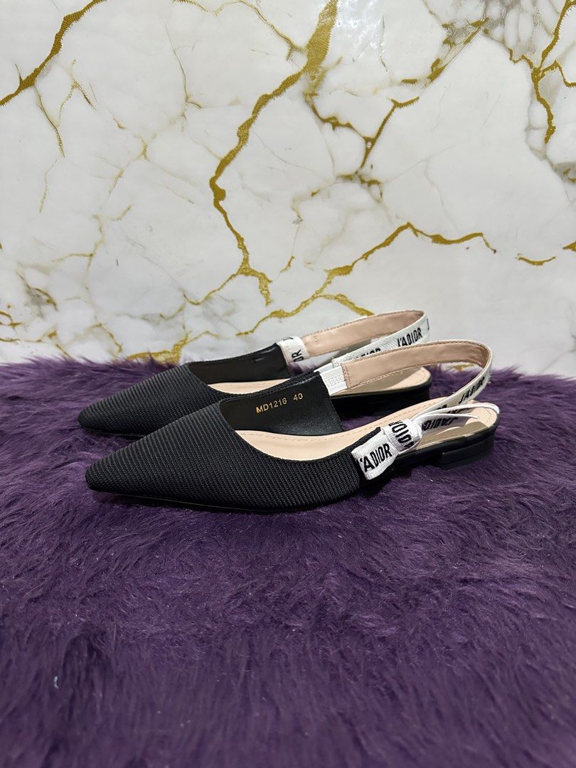 Christian Dior Slingback (Category: Flats & Sandals) located in Marikina City. Submitted by georgiaprelovestuff (Listing ID 1468454791, Image 3). Description: size 40 PLEASE READ BEFORE MAKING AN OFFER: 🔹No inclusions since this is preloved 🔹NO to low ballers please 🔹NO meetups due to busy schedule 🔹If you make an offer, please get the item let's not waste each other's time 🔹NO return NO exchange NO cancellation 🔹Please manage your expectat