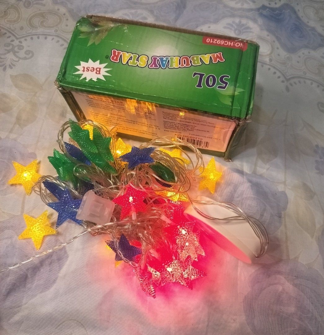 Christmas Lights Xmas Lights (Assorted) (Category: Other Home Decor) located in Cainta. Submitted by whiteelephantph (Listing ID 1468305519, Image 3). Description: assorted iba iba price depende sa design may discount pag 2 and up bibilhin pickup or lalamove pm is the Key!.
