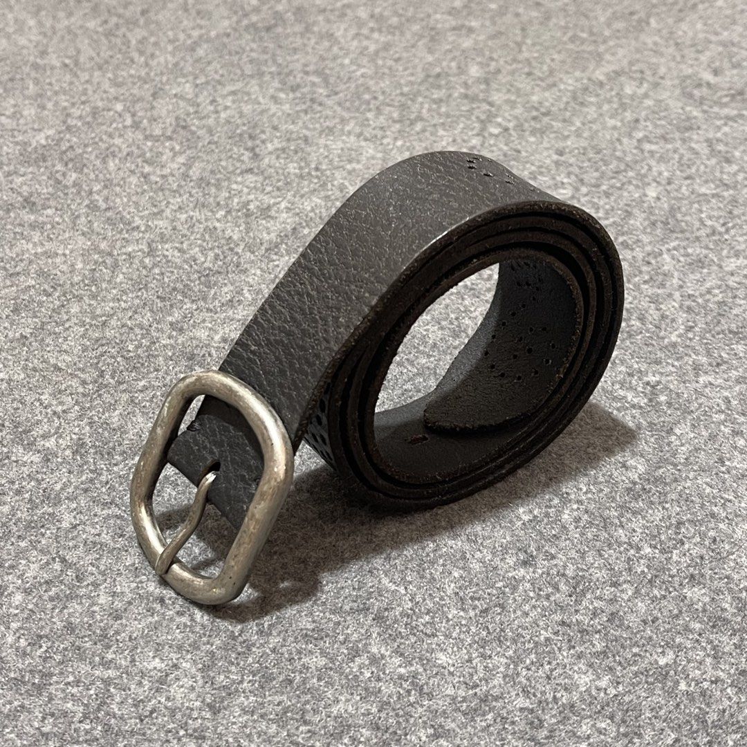 Classic Buckle Leather Pierced Belt (32-38) (Category: Belts) located in Pasig City. Submitted by _rosasass_ (Listing ID 1468339568, Image 3). Description: Authentic Excellent condition Waistline 32-38 length 43 inch Width 1.5 inch.