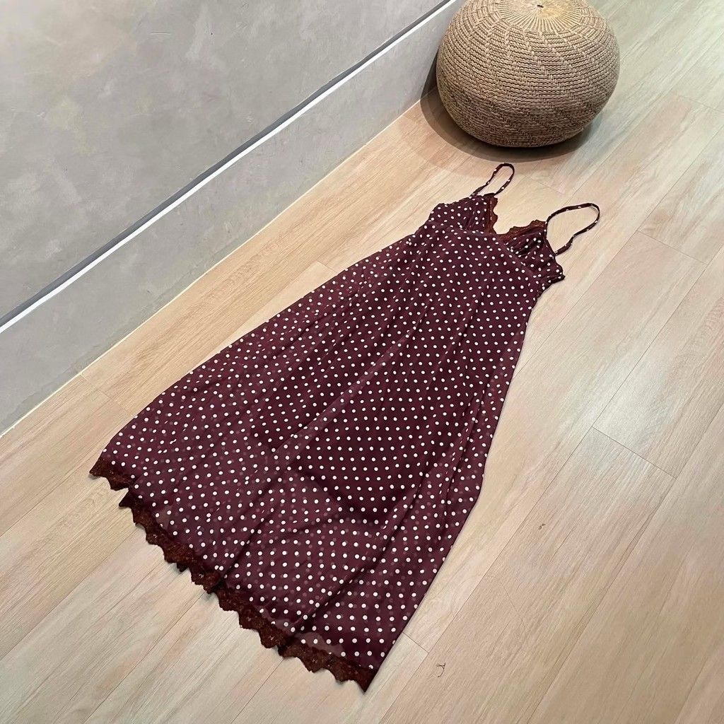 Closet88 Polka Dress - Small - Large (Category: Dresses) located in Tuguegarao City. Submitted by erika_ja (Listing ID 1468299712, Image 1). Description: Closet88 Polka Dress material: sheer with inner lining super gandaaa 😍 used once only during our trip in hoi an body size: small jnt shipping gcash / bank transfer payment.