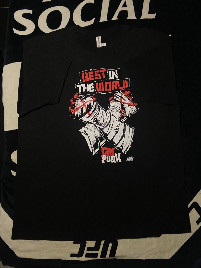 CM Punk | AEW | Wrestling shirt (Category: Tshirts & Polo Shirts ) located in Las Pinas. Submitted by all_details_posted (Listing ID 1468440384, Image 1). Description: no issue can pass as new.