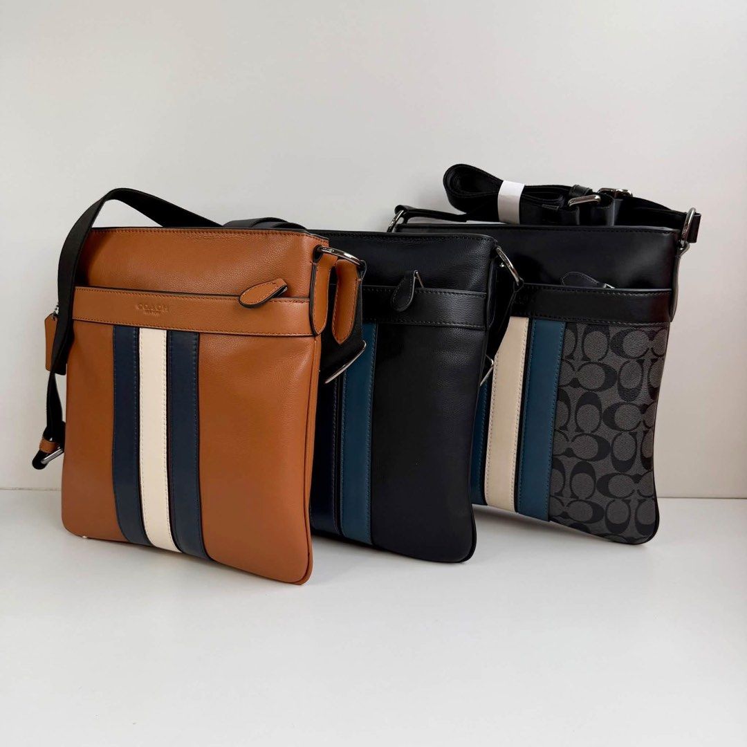 Coach Charles Crossbody With Varsity Stripe (Category: Sling Bags) located in Manila. Submitted by btdcbagtrendsdcapul.2 (Listing ID 1468302282, Image 1). Description: Inclusion: Tag, Carecard, Paper Bag, Dustbag, Limited stocks only 📩 Dm for inquiries .