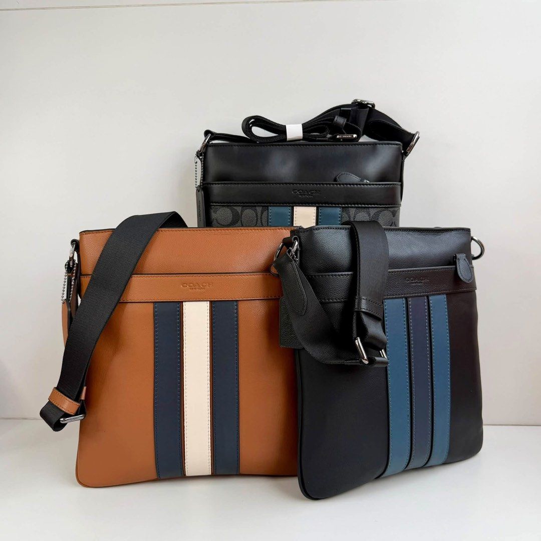 Coach Charles Crossbody With Varsity Stripe (Category: Sling Bags) located in Manila. Submitted by btdcbagtrendsdcapul.2 (Listing ID 1468302282, Image 2). Description: Inclusion: Tag, Carecard, Paper Bag, Dustbag, Limited stocks only 📩 Dm for inquiries .