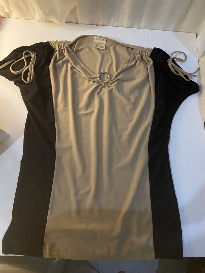 Colorblock O-Ring Top (Category: Blouses) located in Iloilo. Submitted by chelseyywz (Listing ID 1468432248, Image 1). Description: L on tag, but i think it fits S-M. .