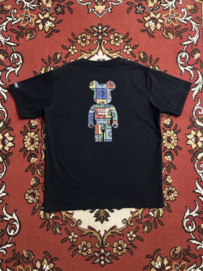 Columbia x atmos x Be@rbricks (Category: Tshirts & Polo Shirts ) located in Bulacan. Submitted by onedrop.ph (Listing ID 1468299406, Image 2). Description: Size L 21x29 Condition 10/10 Color rate 10/10 ₱999 + sf.