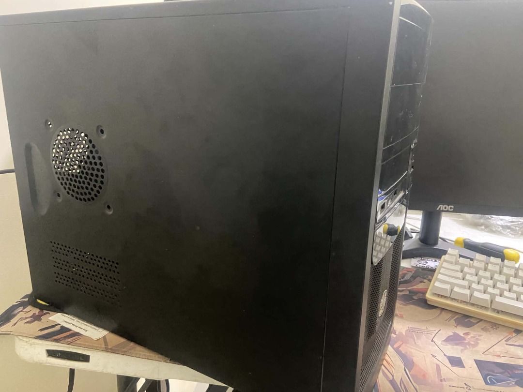 Cooler Master Desktop PC Intel i3-4160 16GB RAM 120GB SSD (Category: Desktops) located in Marikina City. Submitted by naieselling25 (Listing ID 1468307538, Image 3). Description: Specs Cpu- Intel i3 4160 3.6ghz Motherboard- Asus H81m-c Ram- Kingston Hyper X fury 2x8gb 1600mhz ddr3 Psu- Thermaltake Smart SE 530w Semi modular power supply Ssd- kingston 120gb Hdd- 500gb Wifi Dongle System Unit only With Power Cord plug n play. Sama ko na tong Viewpo