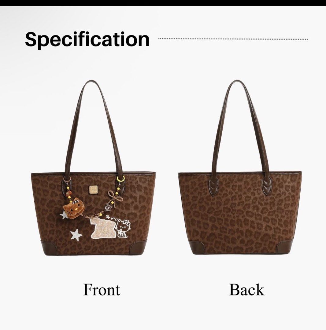 Cow & Kitty Brown Tote Bag (Category: Tote Bags) located in Silay City. Submitted by qristen00 (Listing ID 1468386001, Image 3). Description: Originally 1270 From Tiktok. Now 799. Brand new 💗 In box 💗 (I haven’t even opened it) .