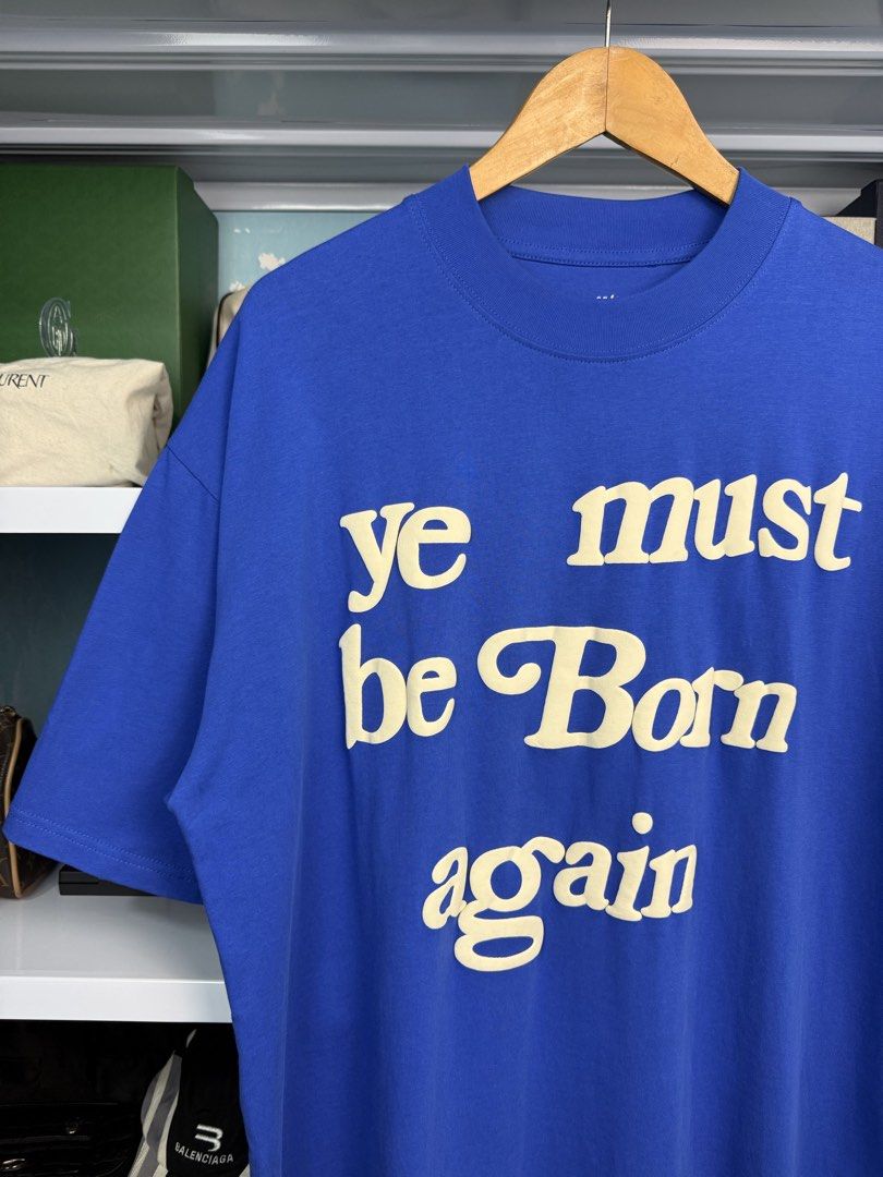cpfm.xyz (Category: Tshirts & Polo Shirts ) located in Quezon City. Submitted by generalmerchandiseph (Listing ID 1468465405, Image 3). Description: - CPFM.XYZ KANYE WEST “YE MUST BE BORN AGAIN” SHIRT - PUFF PRINT DESIGN - HEAVY MATERIAL CREWNECK - 24.5W X 30L DIMENSIONS - LARGE - XLARGE BEST FIT MENS - EXCELLENT USED CONDITION - HONGKONG / JAPAN SOURCED - WASHED AND READY TO WEAR 🫧.