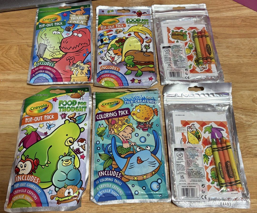 Crayola Food for Thought (Category: Art & Prints) located in Marikina City. Submitted by thrifty_trinkets_by_anais (Listing ID 1468323700, Image 1). Description: 🌸 Selling own preloved/brand new items for less - EVERYTHING is negotiable as long as REASONABLE in price 🤗 🙏🏻 Please also check my account for more marked down items 🫶 📍Marikina near S&R/Uniqlo 💳 Maribank/Maya/Gcash 🏍️ Grab/Lalamove/J&T (by schedule) 🗓️ Offers/Reservations will