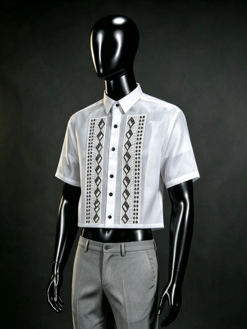 cropped polo barong (Category: Formal Shirts) located in Lumban. Submitted by barongnicia (Listing ID 1468460696, Image 2). Description: Description + Direct from Manufacturer: This product is directly sourced from the barong manufacturer, ensuring authenticity and directness in your purchase. You get the genuine article, crafted with care. * All items are crafted specifically for you, providing a personalized touch to your purchase. Plan your pu