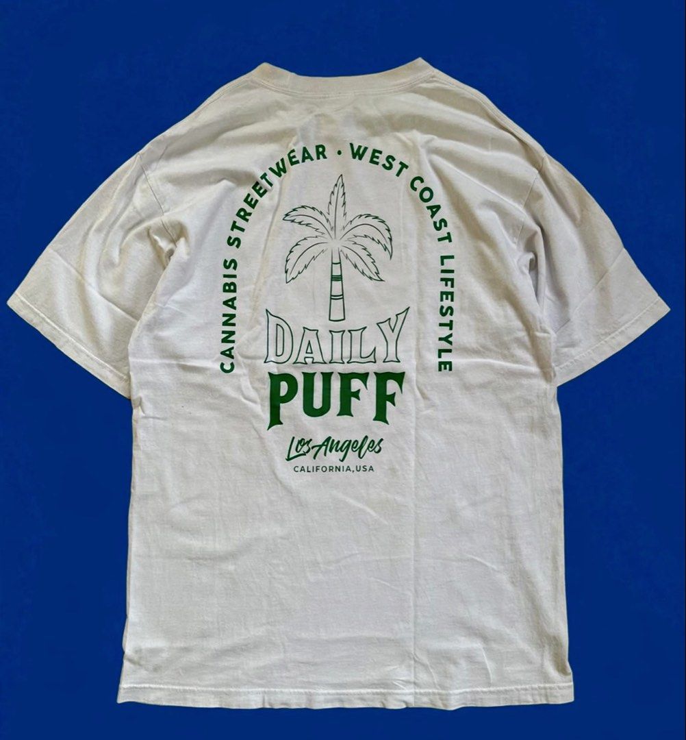 DAILY PUFF / SHAKA WEAR (Category: Tshirts & Polo Shirts ) located in Angeles City. Submitted by thriftnmore (Listing ID 1468479806, Image 2). Description: * SIZE : Length | 32 inch : Width | 23 inch * PRICE:499php DESCRIPTION: Please be aware that most of the items are used/thrifted. Please, do not expect the item to be brandnew, except when mentioned. Payment Methods: GCash, BPI, Maya Delivery Options (shoulder by buyer): J&T 95-150 Location: A